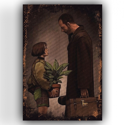 The Professionel Ahşap Retro Vintage Poster 