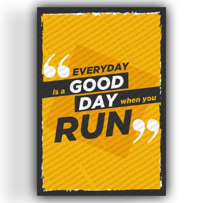 Good Day Ahşap Retro Vintage Poster 