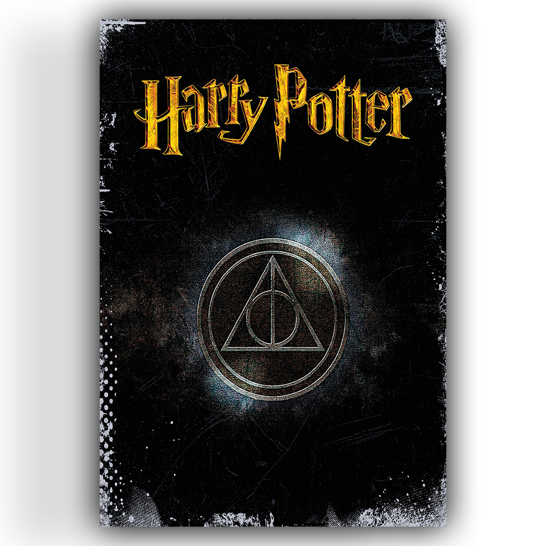 Harry Potter Ahşap Retro Vintage Poster - Retro Ahşap Poster