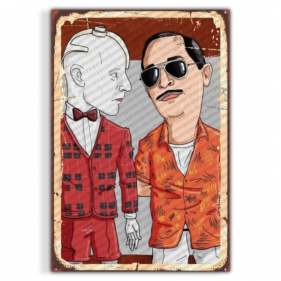 Arif Ahşap Retro Vintage Poster 