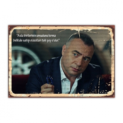 Çakır Ahşap Retro Vintage Poster 