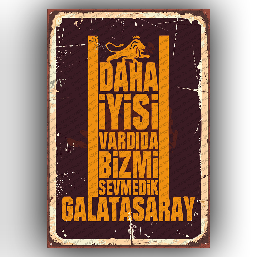 Galatasaray Posterset / Poster / Wanddeko / Deko / Bilder in