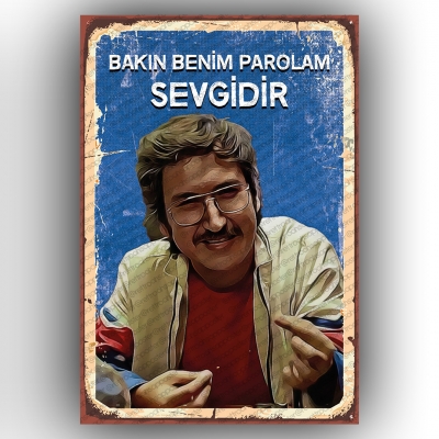 Ölümlü Dünya  Retro Ahşap Poster