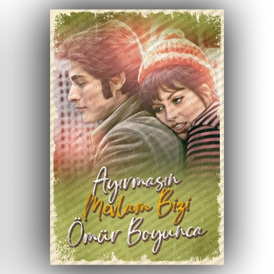 Yeşilçam Retro Ahşap Poster