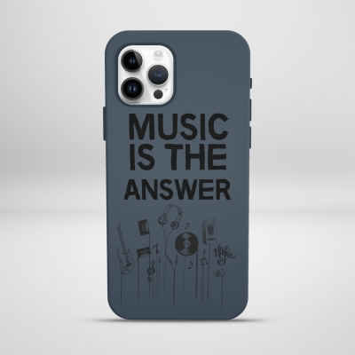 Music is The Answer Lansman Telefon Kılıfı