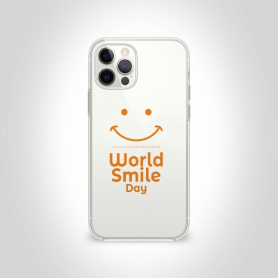World Smile Day Şeffaf Telefon Kılıfı