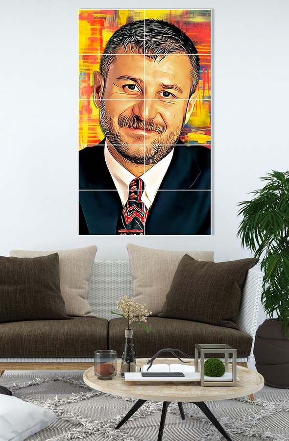 Azer Bülbül 10 Parçalı Ahşap Mdf Tablo Seti Retro Ahşap Poster